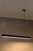 Lampa wisząca PINNE 950 CZARNA, 3000K, 31W TH.048 Sollux