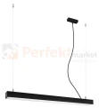 Lampa wisząca PINNE 950 CZARNA, 3000K, 31W TH.048 Sollux