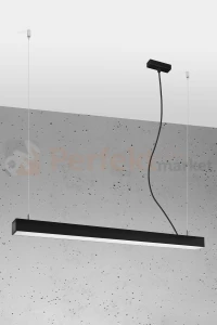 Lampa wisząca PINNE 950 czarna 95cm 31W Thoro
