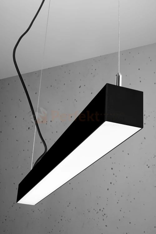 Lampa wisząca PINNE 950 CZARNA, 3000K, 31W TH.048 Sollux