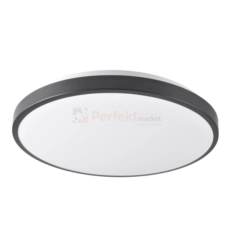 Plafon LED czarny KERN 40 cm okrągły 4000K 24W perfektmarket.webp