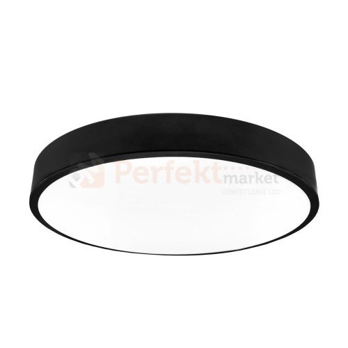 plafon huston lampa sufitowa czarna 40 cm