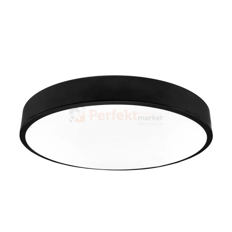 plafon huston lampa sufitowa czarna 40 cm