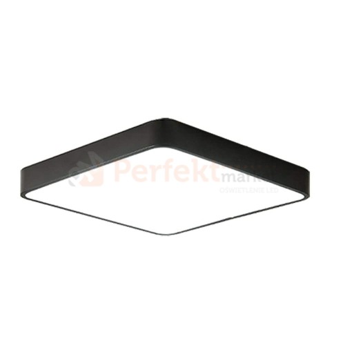 plafon led hollywood czarny 40 cm