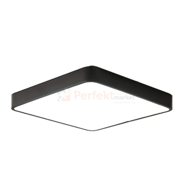 plafon led hollywood czarny 40 cm
