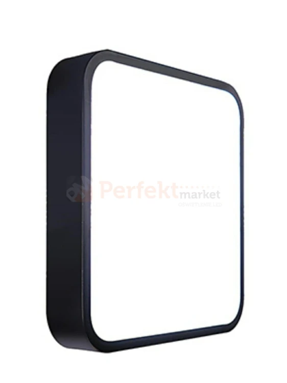 plafon led hollywood 30 cm czarny
