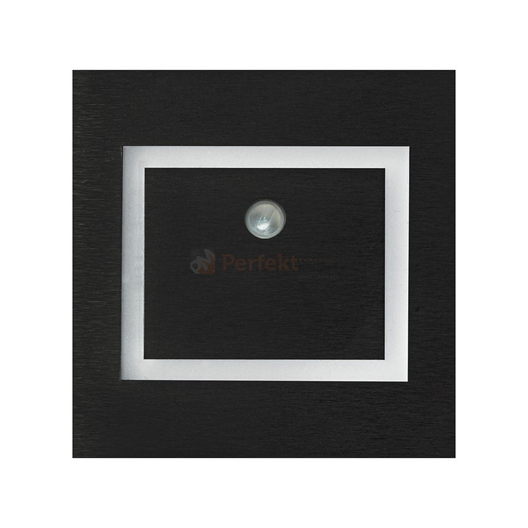 EVRA BLACK Barwa Ciepła 3000K. PIR. 12V EKS6902