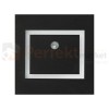 EVRA BLACK Barwa Ciepła 3000K. PIR. 12V EKS6902
