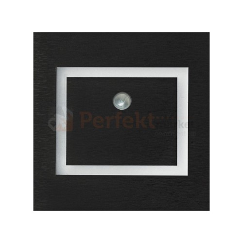 EVRA BLACK Barwa Ciepła 3000K. PIR. 12V EKS6902