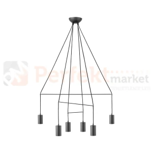 Lampa sufitowa IMBRA BLACK VI 9677 6xGU10 Nowodvorski czarna GU10