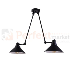 Lampa sufitowa TECHNO II regulowana loft Nowodvorski 9143 czarna