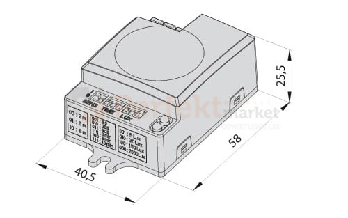Czujnik ruchu mikrofalowy mini 230V EMS-60
perfektmarket sklep