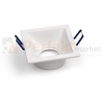 oprawa_halogenowa oprawa_stała kwadratowa biała podtynkowa wpuszczana oświetlenie_led oprawa_led oświetlenie żarówki_led lampy_sufitowe halogeny_led oprawy_do_łazienki lampa_led crosti pero 1501011 perfektmarket
