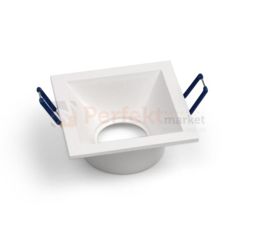 oprawa_halogenowa oprawa_stała kwadratowa biała podtynkowa wpuszczana oświetlenie_led oprawa_led oświetlenie żarówki_led lampy_sufitowe halogeny_led oprawy_do_łazienki lampa_led crosti pero 1501011 perfektmarket
