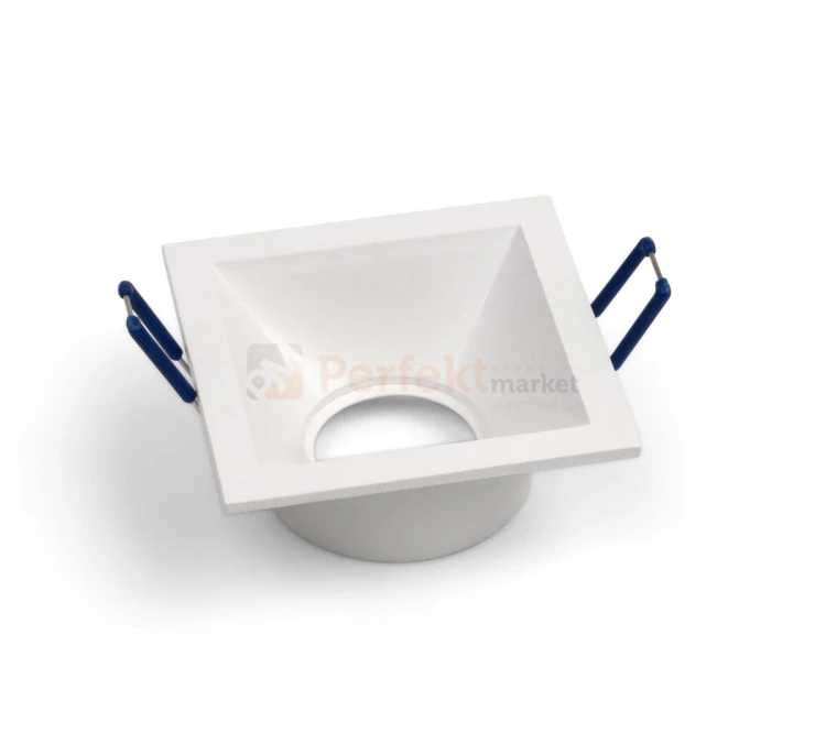 oprawa_halogenowa oprawa_stała kwadratowa biała podtynkowa wpuszczana oświetlenie_led oprawa_led oświetlenie żarówki_led lampy_sufitowe halogeny_led oprawy_do_łazienki lampa_led crosti pero 1501011 perfektmarket
