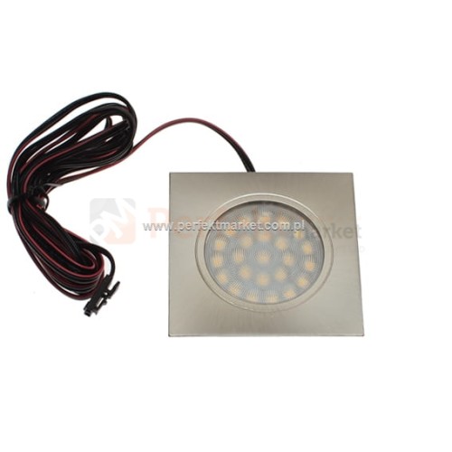 Oprawa meblowa kwadratowa ledowa LED kwadratowa satyna ID-1092-INOX sklep perfektmarket
