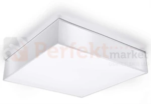 Nowoczesna Kwadratowa Lampa sufitowa Plafon Horus 45 Biały