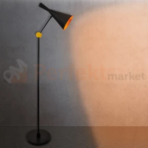 Lampa stojąca podłogowa Modern B il mio czarna E27