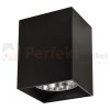 Oprawa natynkowa downlight Jupiter K14 E27 kwadratowa czarna - nowoczesna lampa