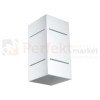 lampa_ścienna kinkiet biała g9 nowoczesna minimalizm design lampa kwadratowa plafon LED blocco biały perfektmarket SL.0477