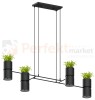Lampa wisząca KUKKIA CZARNA TH.004CZ Sollux