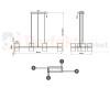 Lampa wisząca KUKKIA CZARNA TH.004CZ Sollux