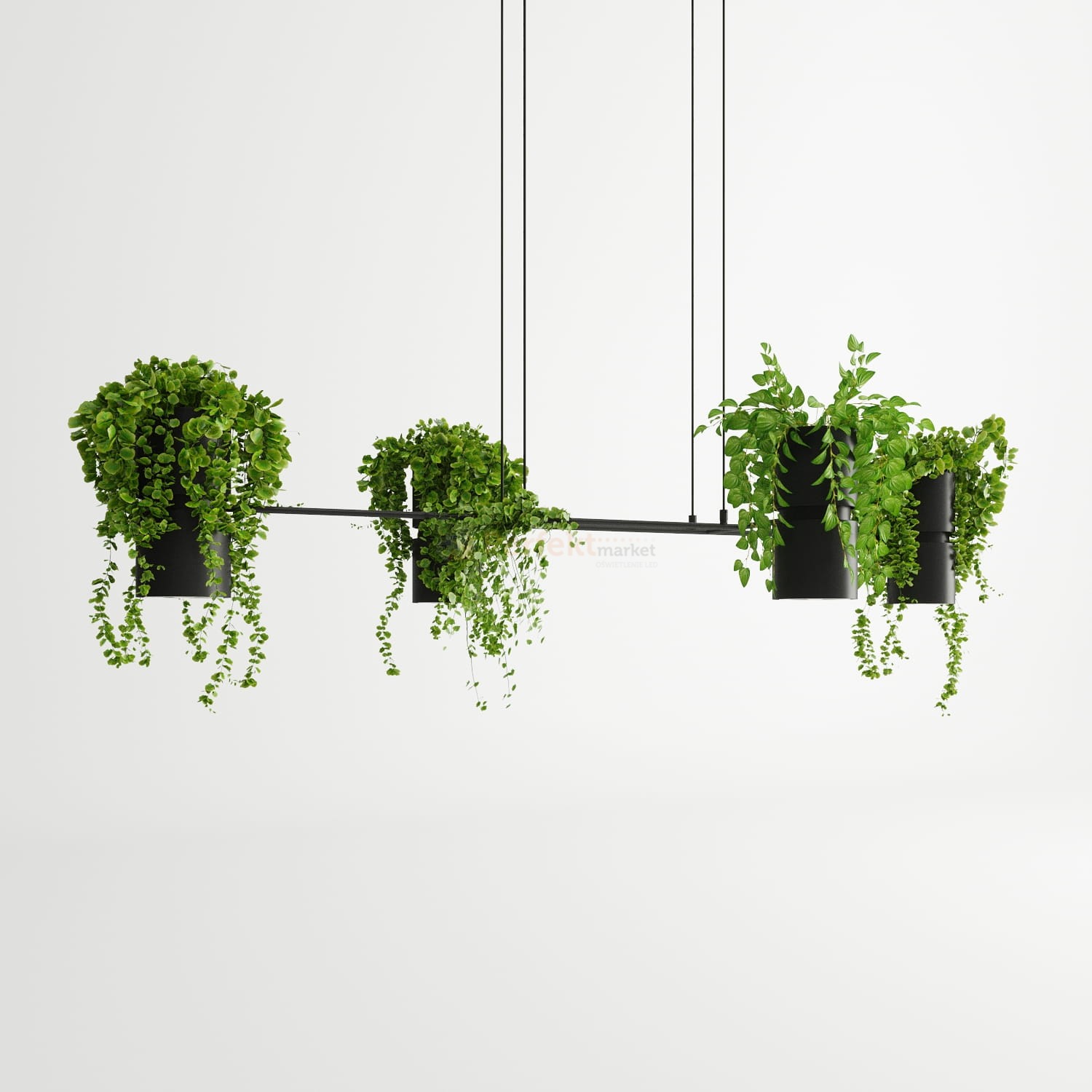 Lampa wisząca KUKKIA CZARNA TH.004CZ Sollux