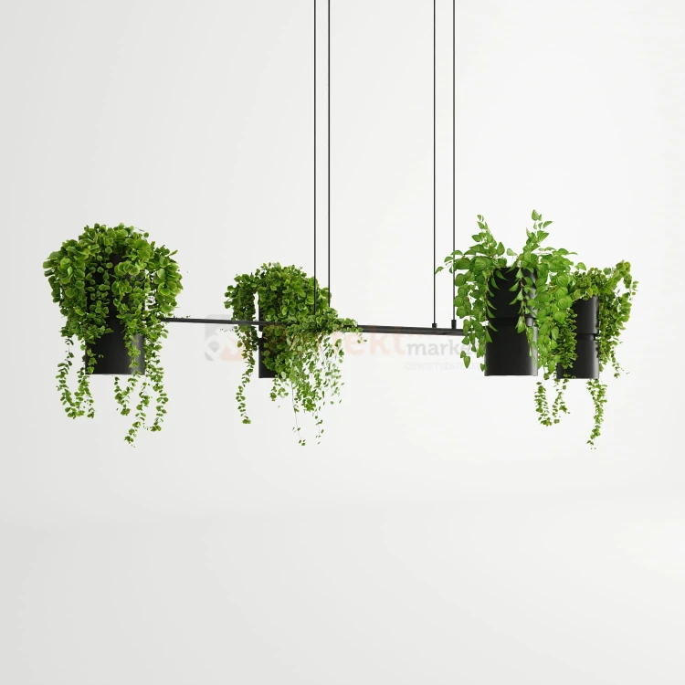 Lampa wisząca KUKKIA CZARNA TH.004CZ Sollux