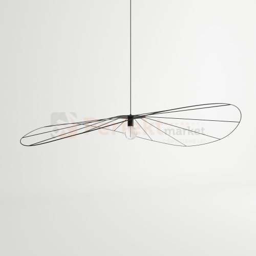 Lampa wisząca ESKOLA 140 CZARNA TH.012CZ Sollux