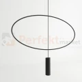 Lampa wisząca HOLAR 1 CZARNY TH.016CZ Sollux