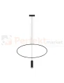 Lampa wisząca HOLAR 1 CZARNY TH.016CZ Sollux