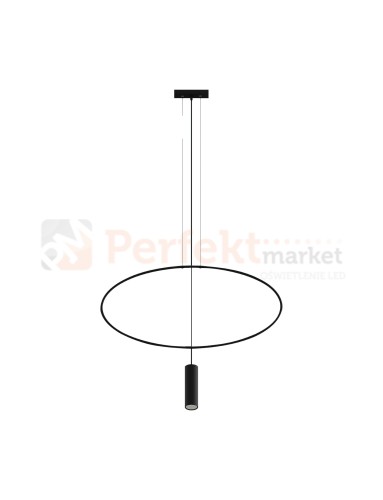 Lampa wisząca HOLAR 1 CZARNY TH.016CZ Sollux