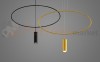 Lampa wisząca HOLAR 1 CZARNY TH.016CZ Sollux