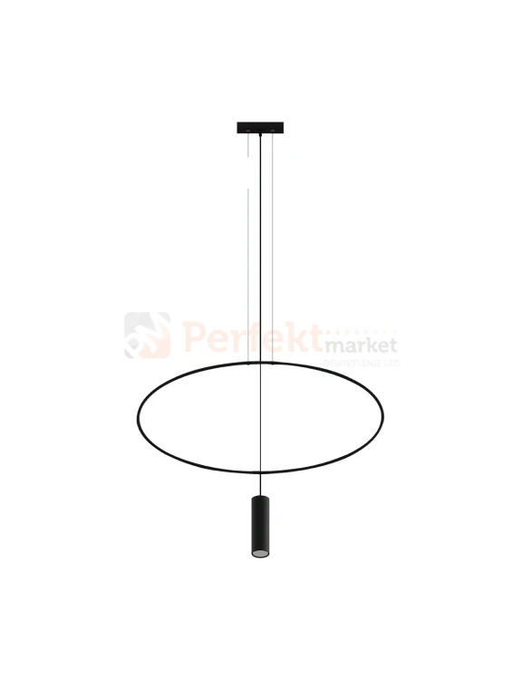 Lampa wisząca HOLAR 1 CZARNY TH.016CZ Sollux