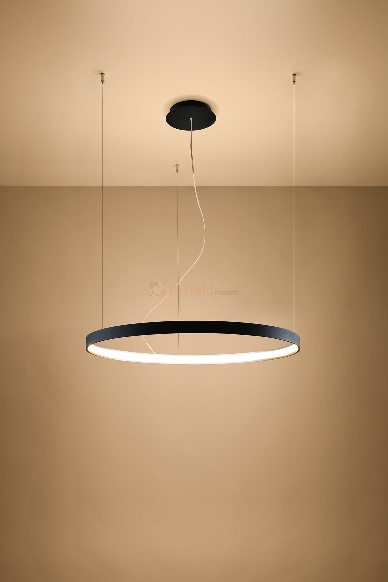 Żyrandol RIO 80 LED czarny TH.101 Sollux
