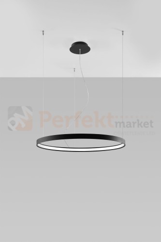 Żyrandol RIO 80 LED czarny TH.101 Sollux