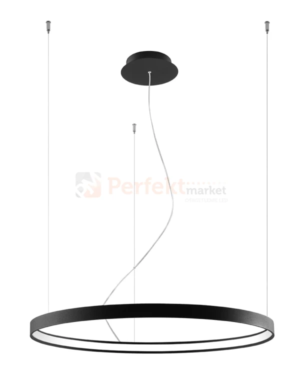 Żyrandol RIO 80 LED czarny TH.101 Sollux