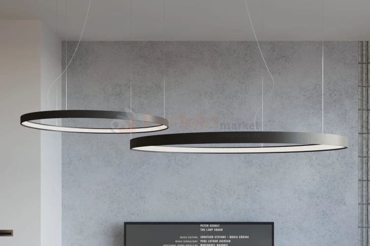 Żyrandol RIO 80 LED czarny TH.101 Sollux