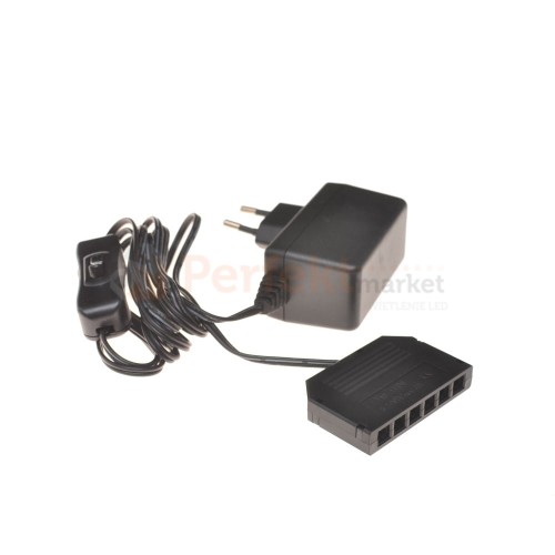 zasilacz LED meblowy wtyczkowy z rozdzielaczem dystrybutorem i wyłącznikiem perfekmtarket.jpg