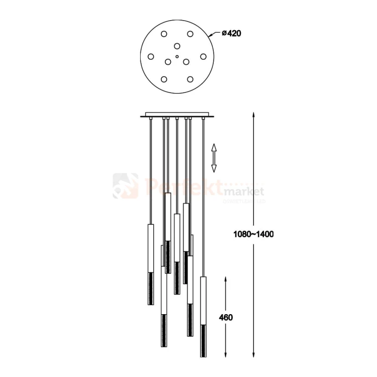 Lampa wisząca ONE P0461-09L-P7P7 (B5P7) zuma line size perfektmarket.jpg