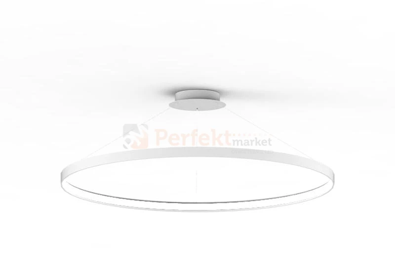 Lampa wisząca CIRCLE 110 LA0717 1 led ring okrąg koło białe detail perfektmarket.jpg