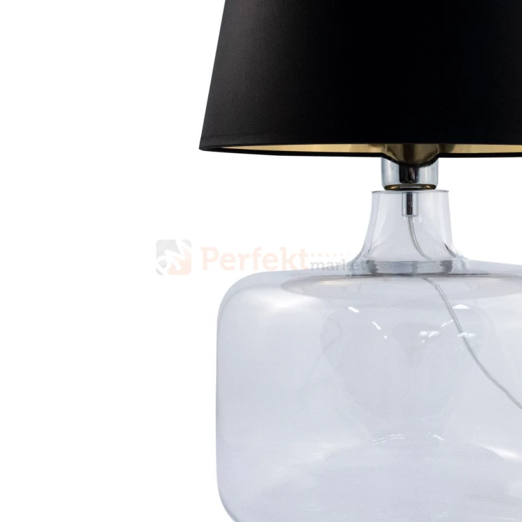 Lampa stołowa szklana czarny klosz BATUMI TRANSPARENT 5529BKGO zuma line detail perfektmarket.jpg