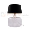 Lampa stołowa szklana czarny klosz BATUMI TRANSPARENT 5529BKGO zuma line lightperfektmarket.jpg