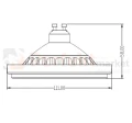 Żarówka LED GU10 ES111 9W wymiary