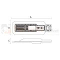 lampa uliczna led KLARK 150W 4000K SLI027012NW SpectrumLED rys techniczny perfektmarket.jpg