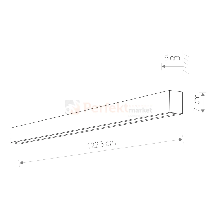 9612 Oprawa oświetleniowa kinkiet długi biały LED STRAIGHT WALL LED WHITE L size perfekt market.jpg