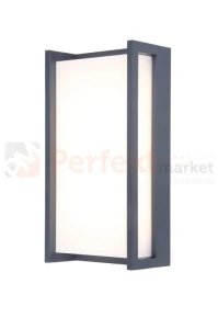 Lutec lampa elewacyjna LED QUBO 18W 1100lm 3000K antracyt IP54 5193001118