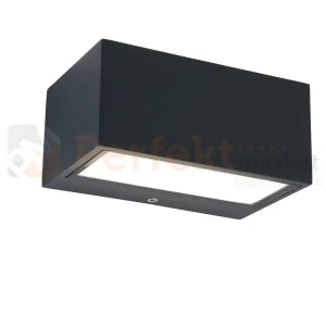 Lutec kinkiet zewnętrzny elewacyjny LED GEMINI 10W 500lm 4000K antracyt IP54 5189102118