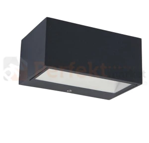Lutec lampa zewnętrzna elewacyjna kinkiet LED GEMINI 10W 500lm 3000K antracyt IP54 5189113118