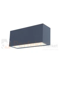 Lutec kinkiet zewnętrzny elewacyjny LED GEMINI 42W 3300lm 4000K antracyt IP54 5189104118